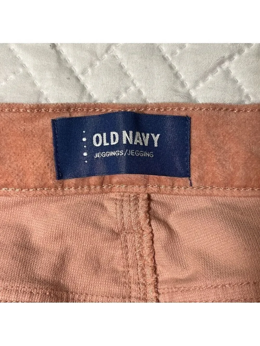 5/$25 ⭐️ Old Navy NEW Girls Velvet Jeans sz 12 Jeggings Dusty Rose Pink Pants